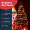 Incandescent Christmas Lights - 100 Multi Color String Lights with Green Wire - Twinkle Holiday Lights for Indoor Christmas Tree Decor - End-to-End Connectable, Includes Extra Bulbs - 20 Feet